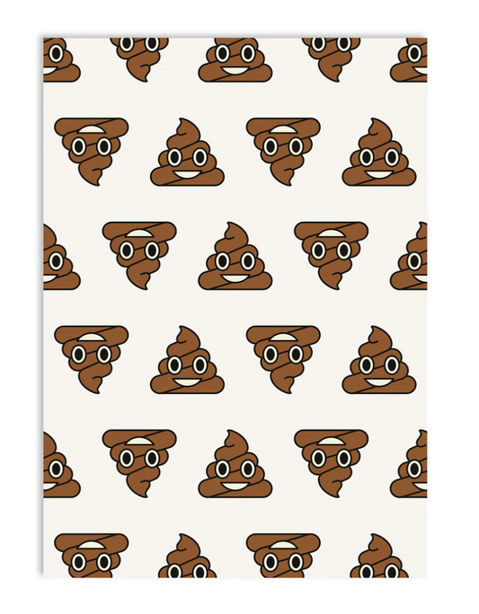 Postkarte "Lächelnder Poop".