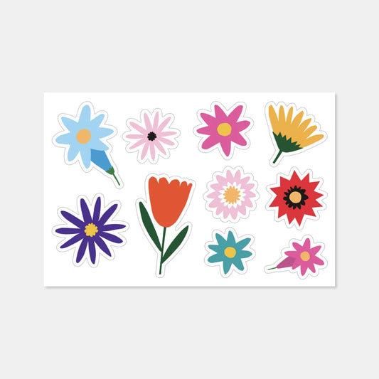''Blumen'' Aufkleber-Set