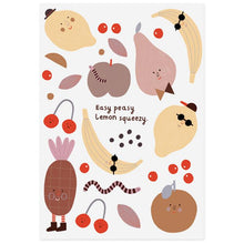 Load image into Gallery viewer, &#39;&#39;Cheeky Fruit&#39;&#39; Organic Temporary Tattoos
