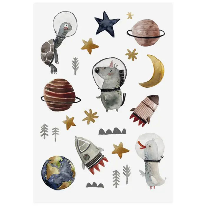‘Space'' Sustainable Stickers