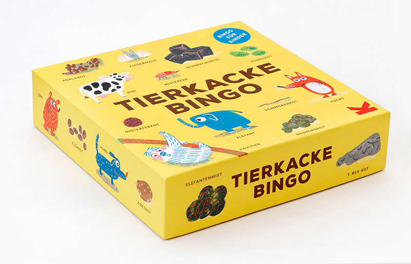 ''Tierkacke Bingo'' Spiel, deutsche Sprache