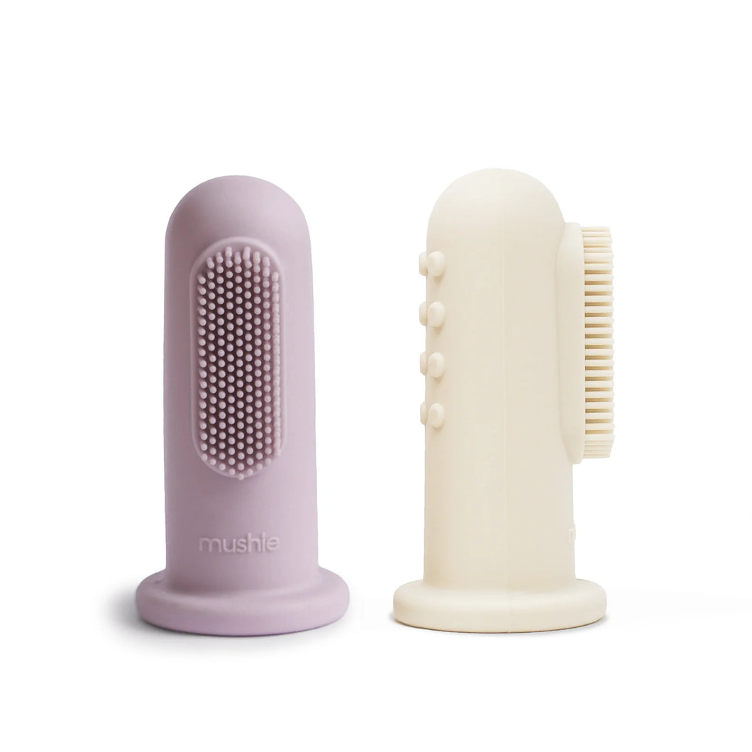 Finger Toothbrush ''Soft Lilac / Ivory''
