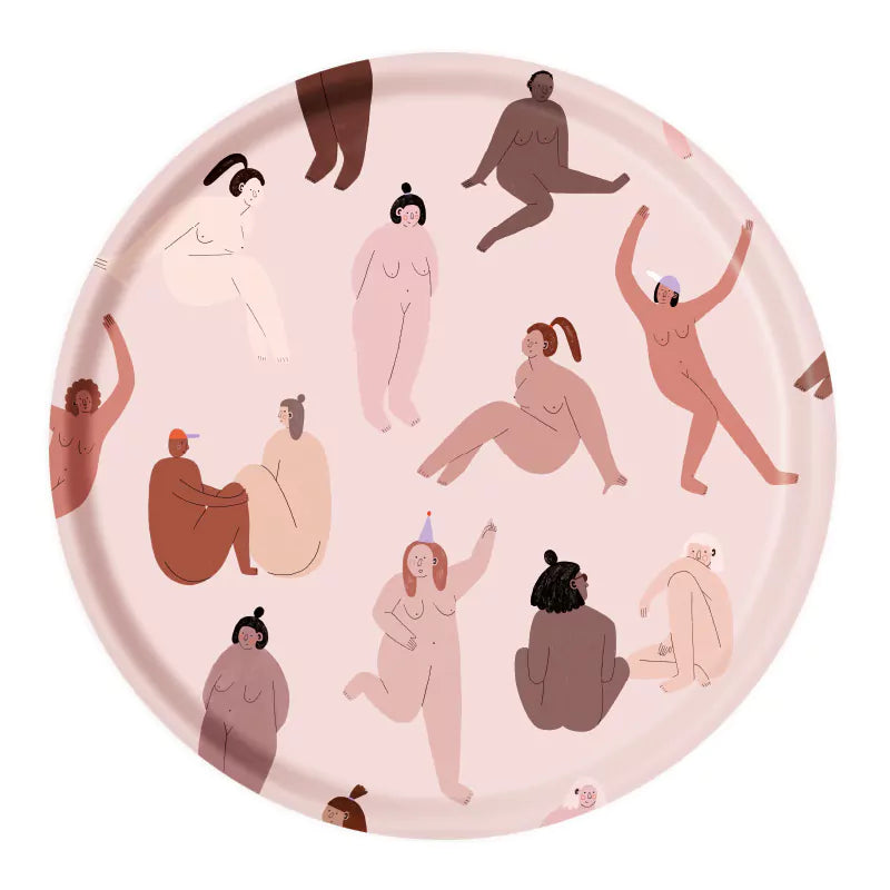 Large Tray ''Naked Women''