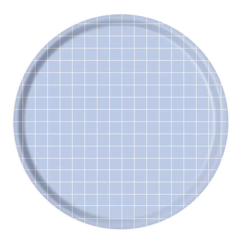 Große Tray 'Grid Sky Blue' ' '