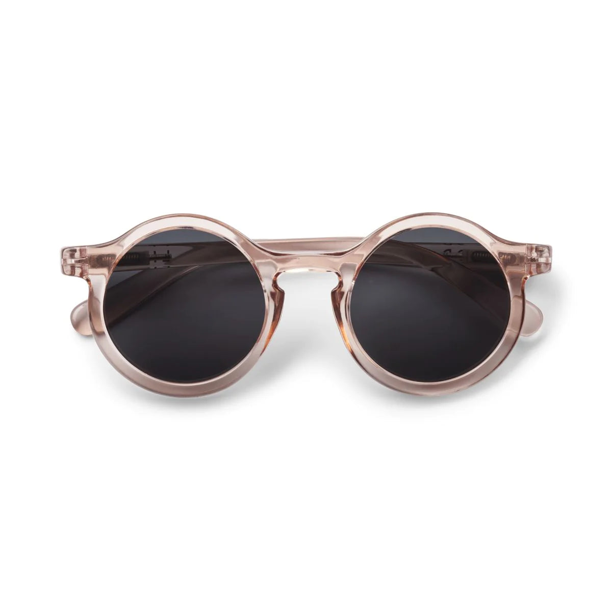 Baby- & Kinder-Sonnenbrille, Rund Transparent Rose