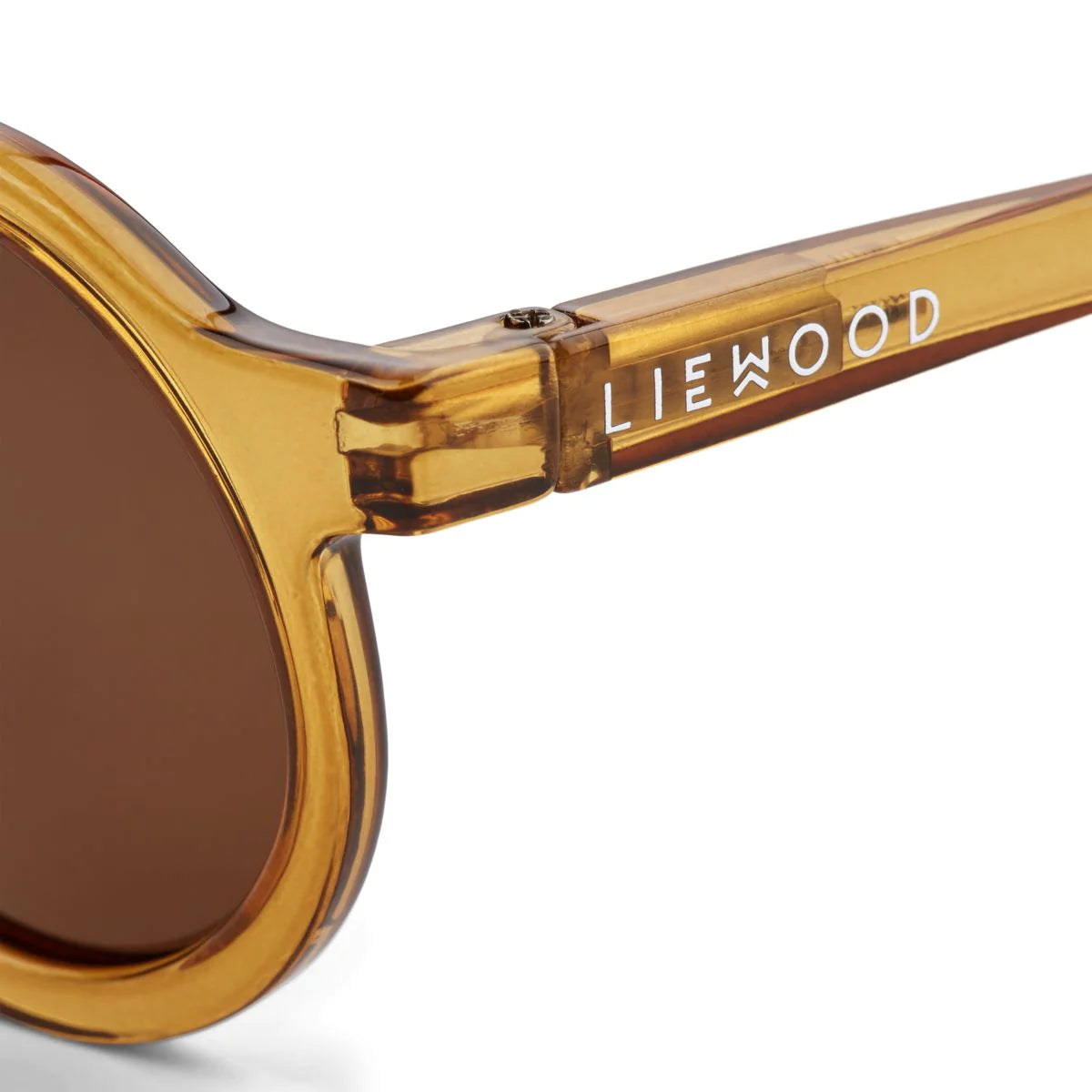 Baby- & Kinder-Sonnenbrille, Rund Senfgelb