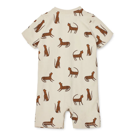 Bilbao Pyjama-Strampler „Leopard“ 6 Monate