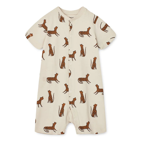 Bilbao Pyjama-Strampler „Leopard“ 6 Monate