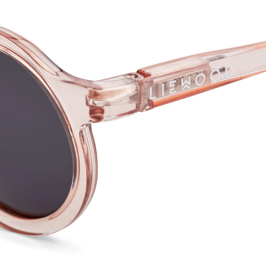 Baby & Kids Sunglasses, Round Transparent Rose