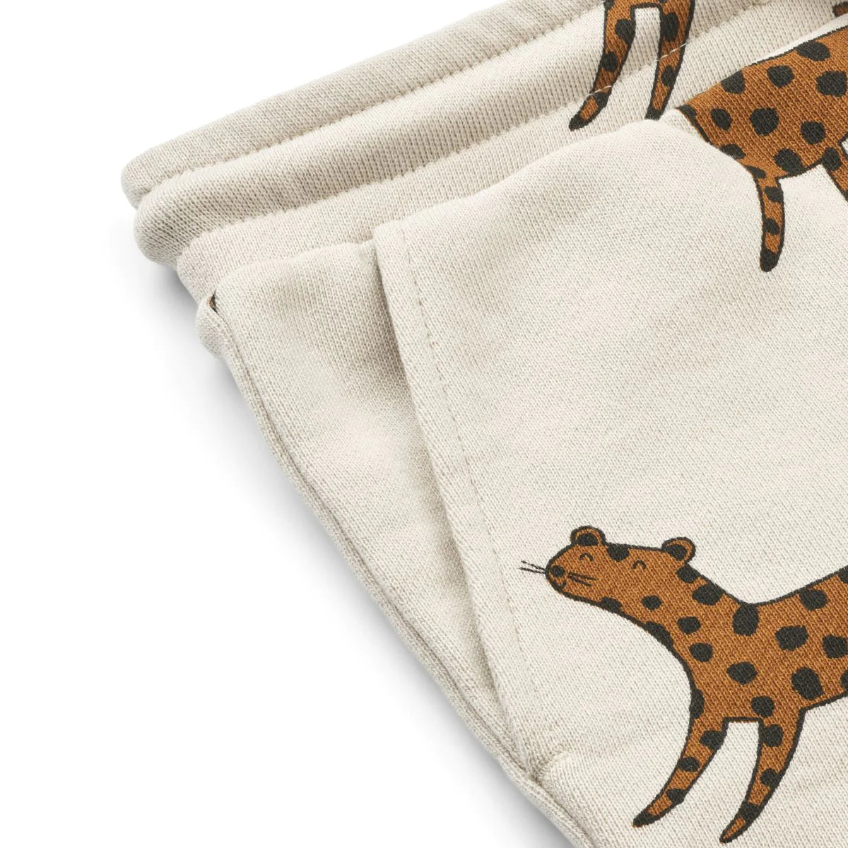Sweatshorts ''Leopard'', Organic Cotton