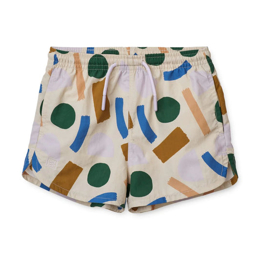 Children's Swimshorts ''Paint Stroke / Sandy''