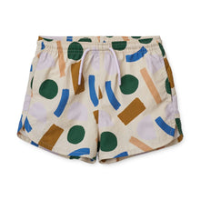 Load image into Gallery viewer, Aiden Swimshorts &#39;&#39;Paint Stroke / Sandy&#39;&#39;
