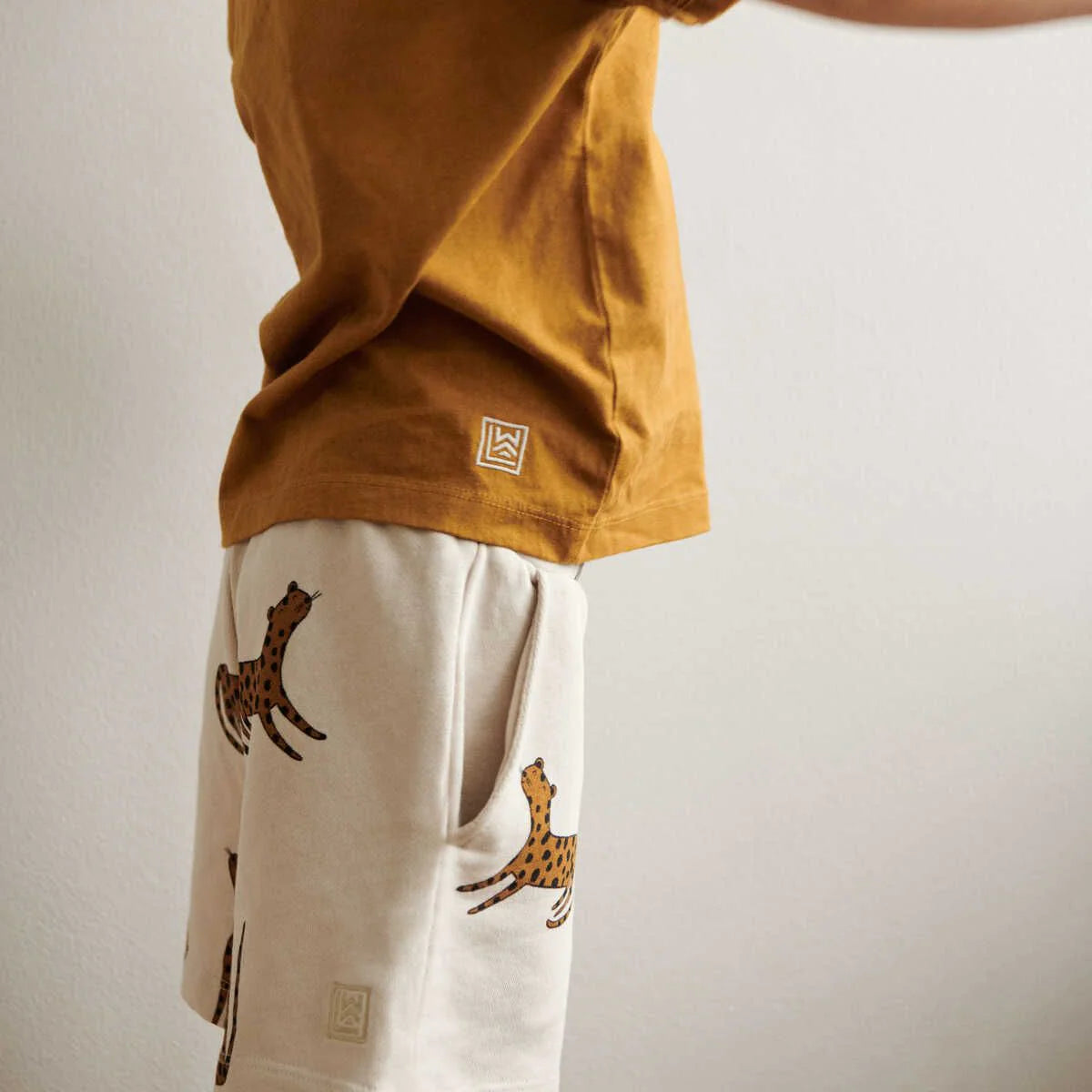 Sweatshorts ''Leopard'', Organic Cotton