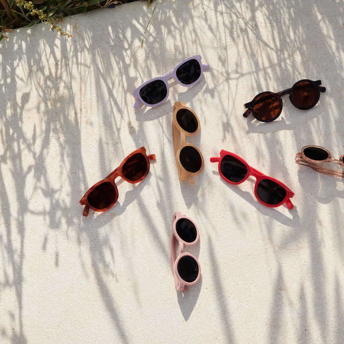 Baby- & Kinder-Sonnenbrille, Rund Tuscany Rose