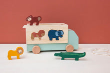 Load image into Gallery viewer, Wooden Animal Truck
