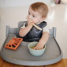 Load image into Gallery viewer, Silicone Baby Feeding Spoon Set &#39;&#39;Cambridge Blue / Shifting Sand&#39;&#39;
