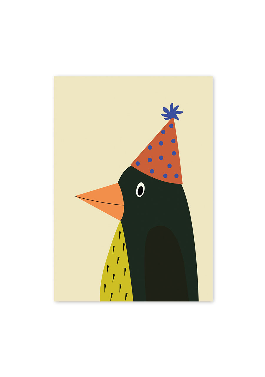 ''Birthday Penguin'' Postcard