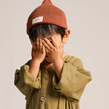 Load image into Gallery viewer, Fisherman Beanie Hat &#39;&#39;Brick&#39;&#39;
