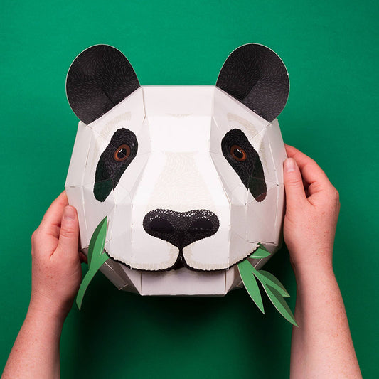Erstelle deinen eigenen Riesen-Panda-Kopf