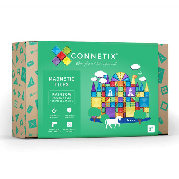 Connetix ''102 Piece Creative Pack EU'' Rainbow