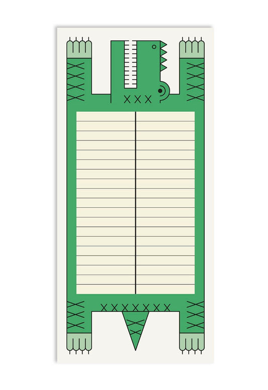 Notepad Long ''Crocodile''