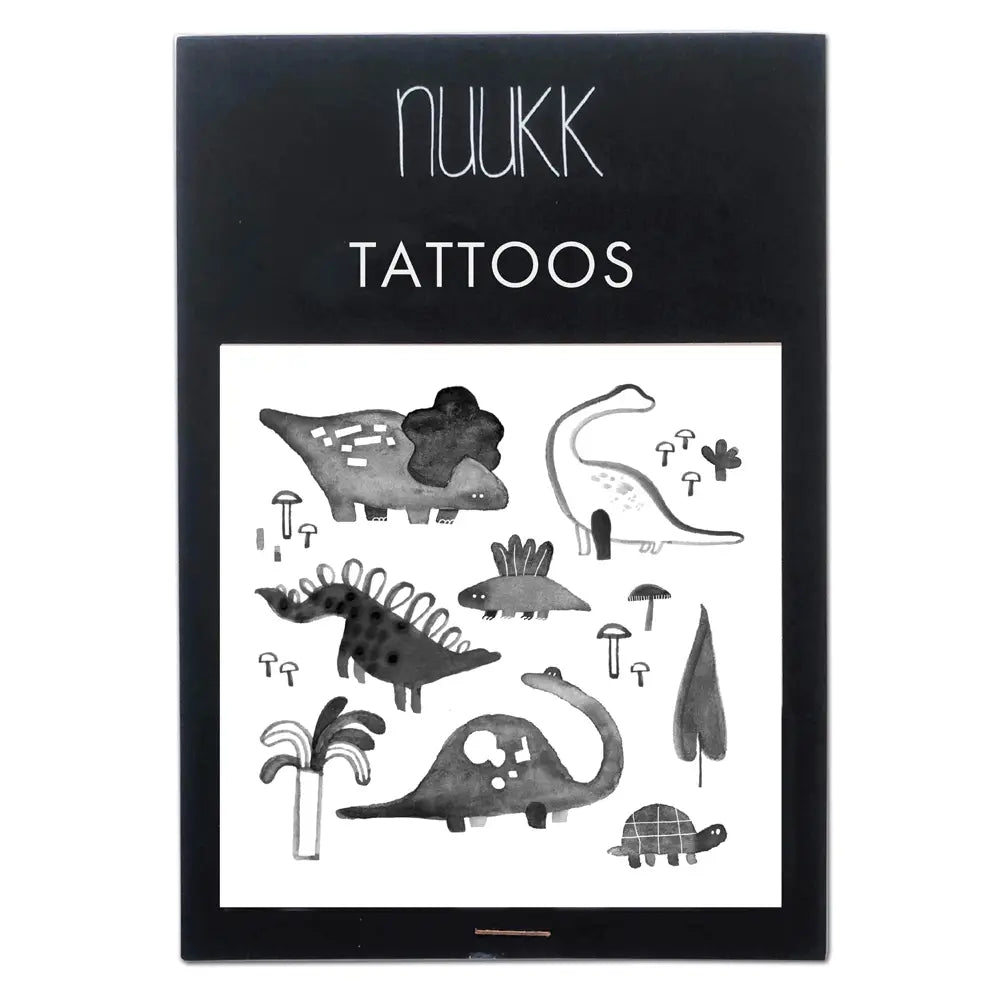 Organische Temporäre Tattoos ''Dinosaurier''