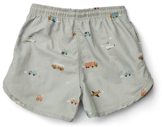 Children's Swimshorts ''Vehicles / Dove Blue Mix'' 86 / 18 Months