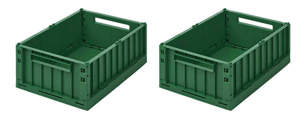Weston Storage Box, 2 Pack, Small ''Garden Green''