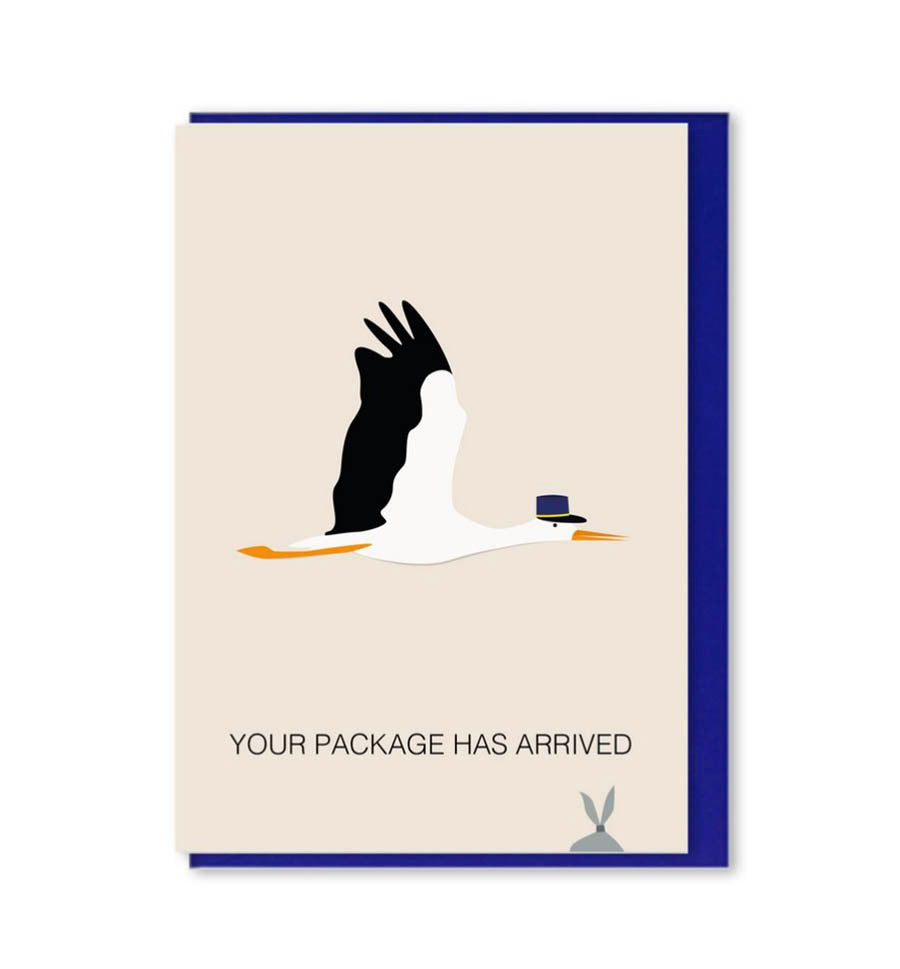 ''Your Package Has Arrived'' Greetings Card