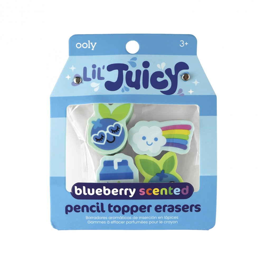 Lil' Juicy Scented Topper Erasers ''Blueberry''