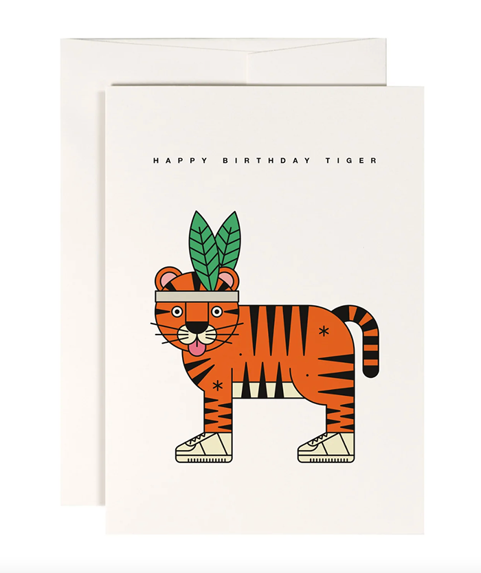 ''Happy Birthday Tiger'' Card