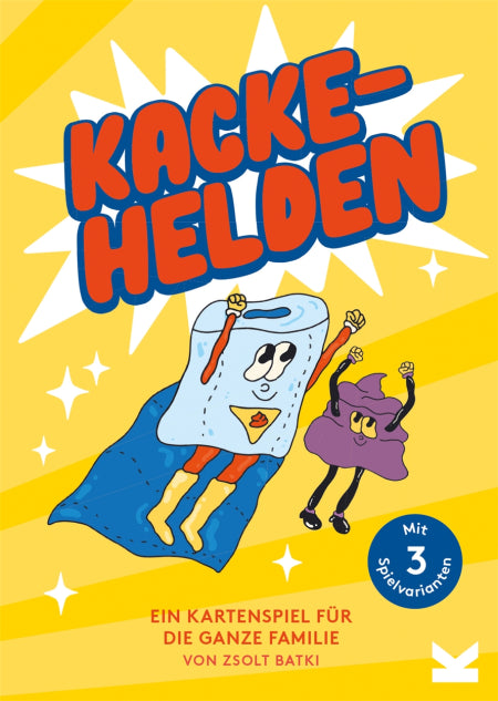 ''Kackehelden'' Spiel, deutsche Sprache