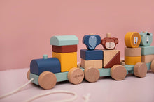 Load image into Gallery viewer, Wooden Animal Train
