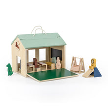 Load image into Gallery viewer, Wooden School with Accessories

