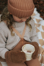 Lade das Bild in den Galerie-Viewer, Wollige Strumpfhose ohne Fuß &#39;&#39;Cappuccino Brown&#39;&#39;
