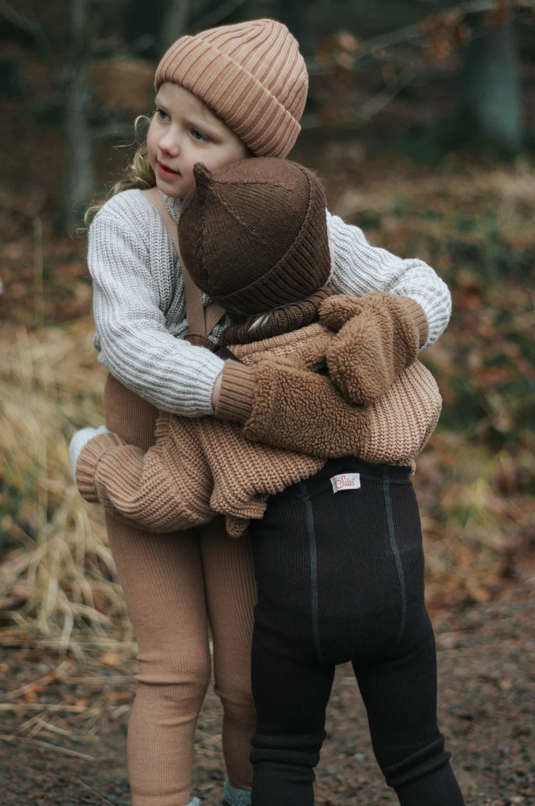 Wooly Footless Tights  ''Espresso Brown''