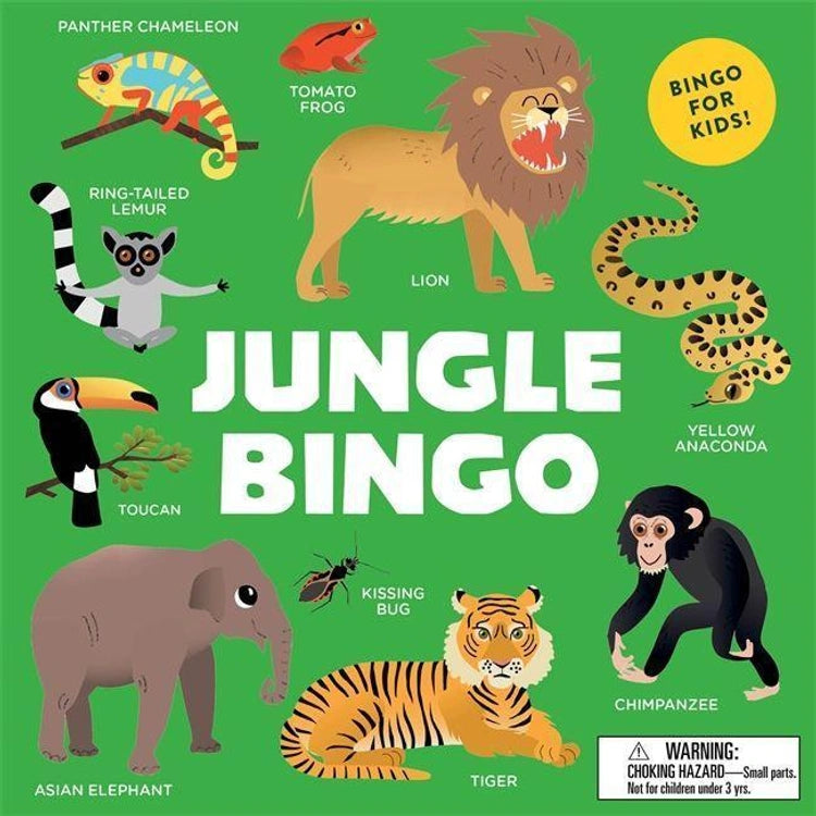 ''Jungle Bingo'' Game, English Language