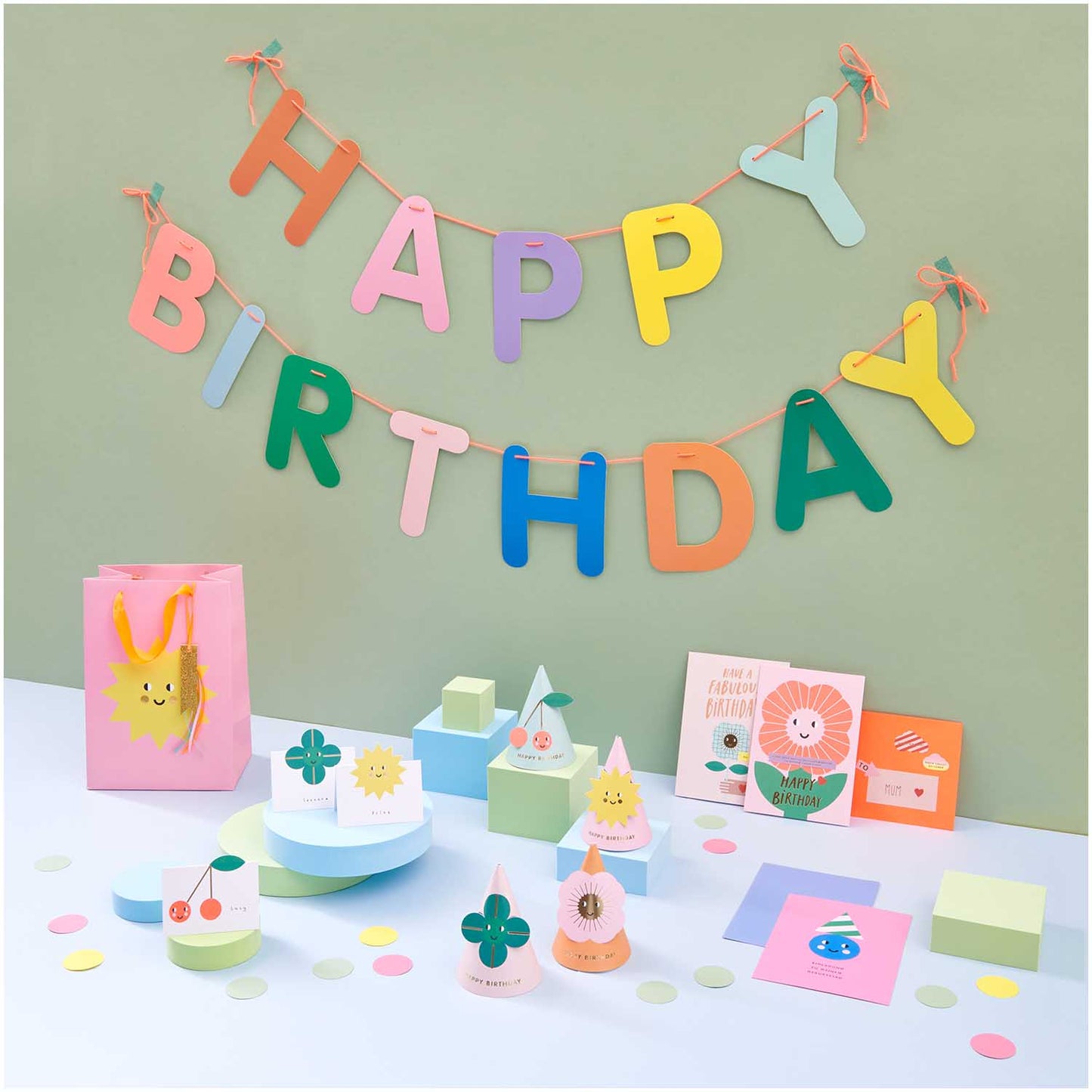 Geburtstagsgirlande ''Happy Birthday''