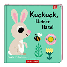 Load image into Gallery viewer, &#39;&#39;Kuckuck, Kleiner Hase!&#39;&#39; Sensory Board Book (German)
