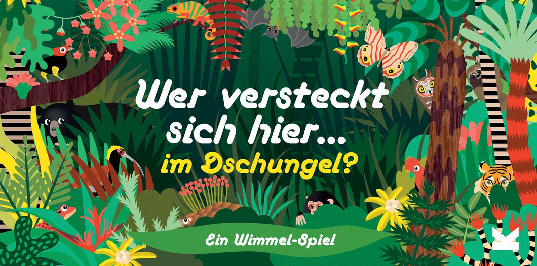 ''Wer Versteckt sich hier im Dschungel?'' Game, German Language