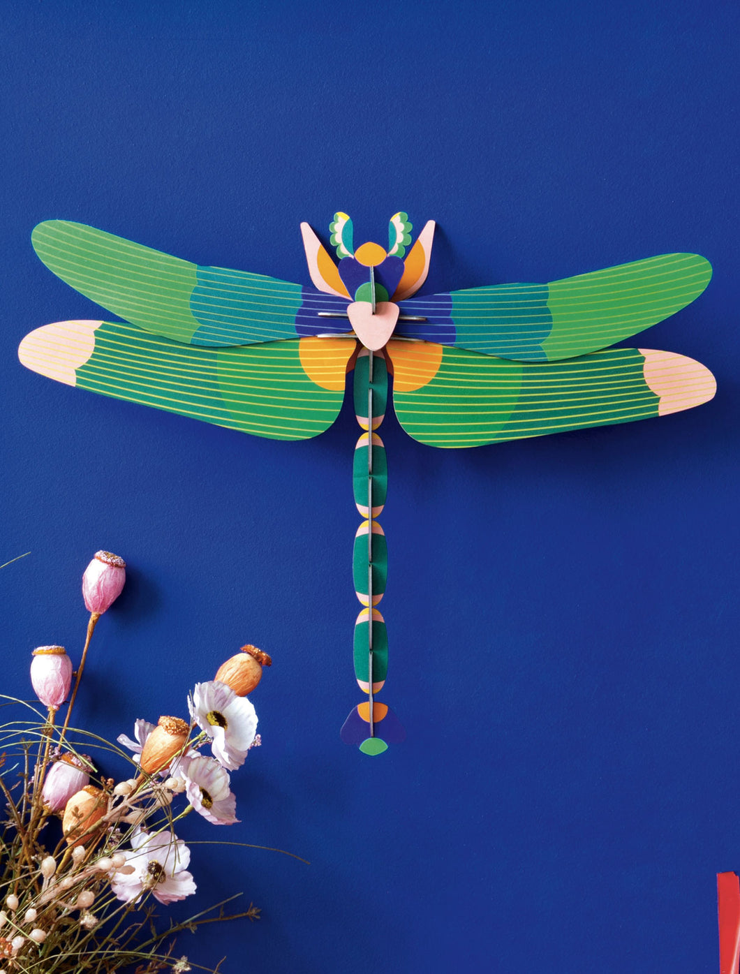 Studio Roof ''Giant Dragonfly, Green'' Wall Decoration