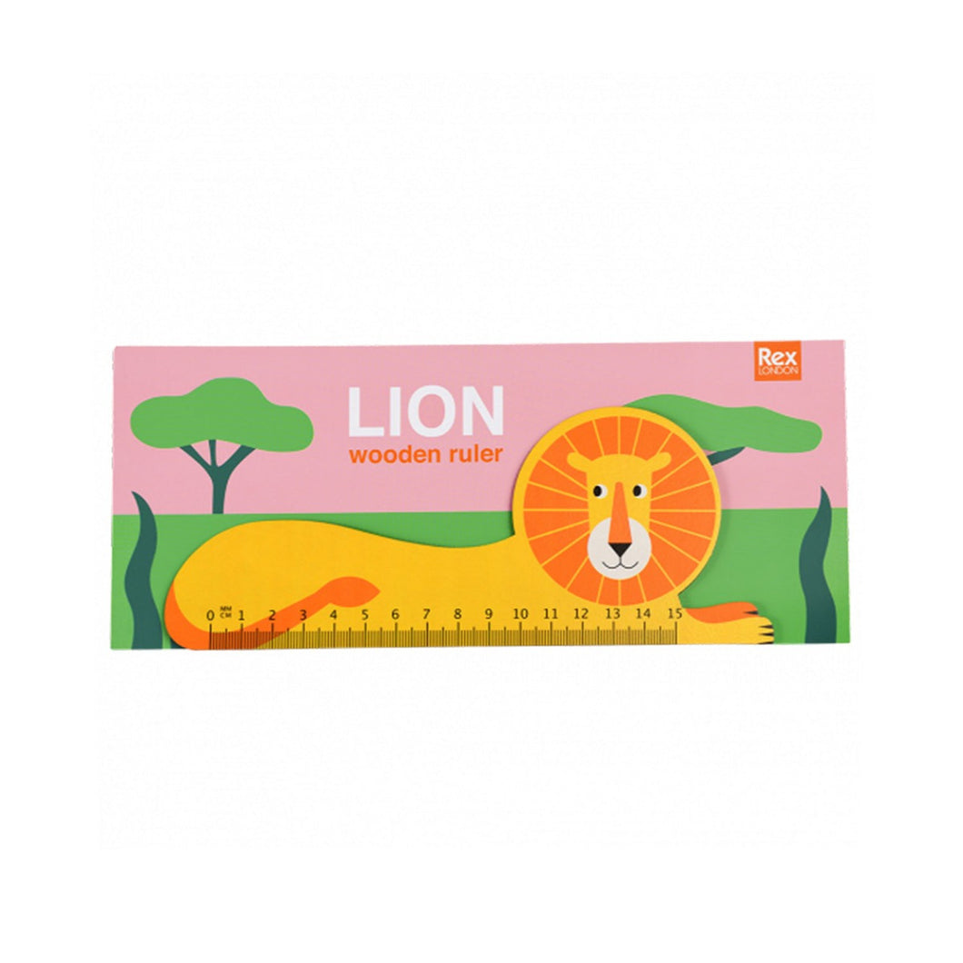 Wooden Ruler ''Lion''