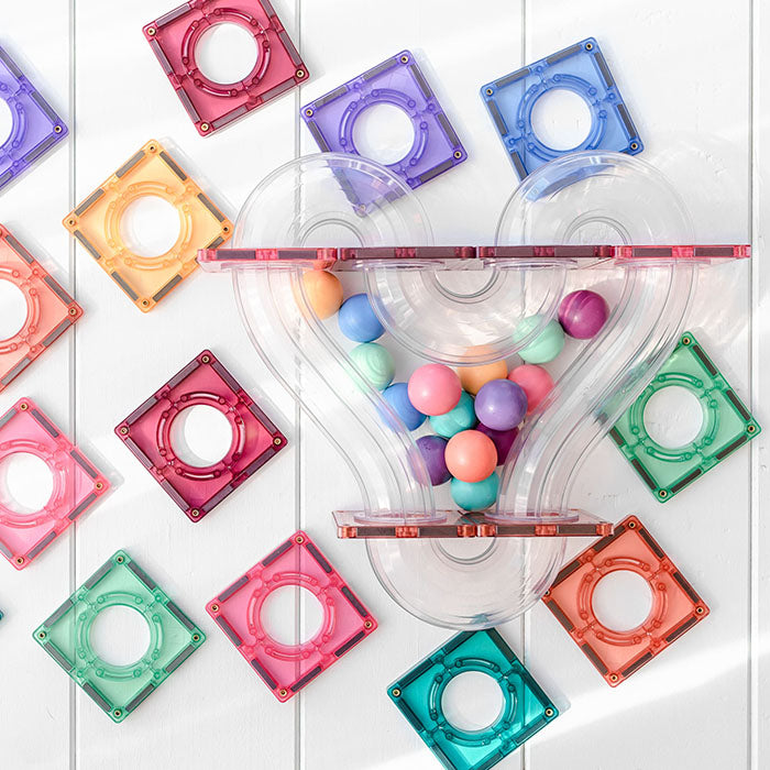 Connetix ''106 Piece Pastel Ball Run Pack EU''