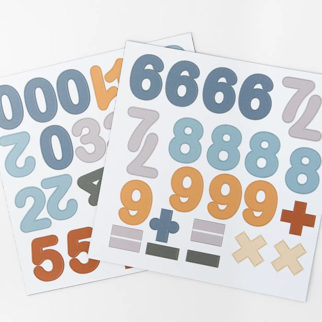 Magnetic Numbers Set ''Caramel''