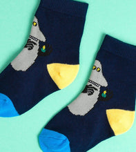 Load image into Gallery viewer, Moomin Baby Socks &#39;&#39;Groke and Stinky&#39;&#39;, Size 22-24
