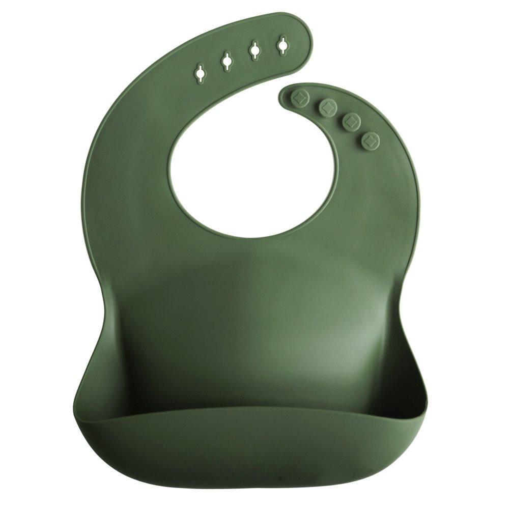 Bib with Catch Pocket ''Forest Green''