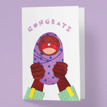 Load image into Gallery viewer, Greeting Card &#39;&#39;Congrats&#39;&#39; Lilac
