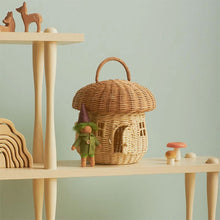 Load image into Gallery viewer, Mushroom Basket, Rattan
