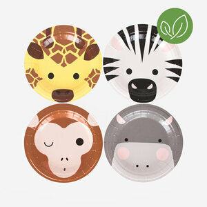 Pappteller ''Mini Safari''