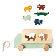 Load image into Gallery viewer, Wooden Animal Truck
